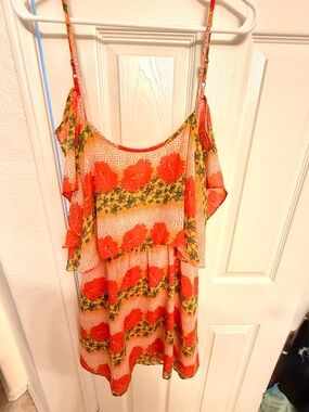O'Neill Yellow & Orange Floral Sundress